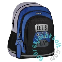 Game ergonomikus iskolatáska, hátizsák - 2 rekeszes - Lets Play (527186)