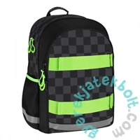 Gördeszkás iskolatáska, hátizsák - 1 rekeszes - kockás (527195)