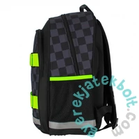 Gördeszkás iskolatáska, hátizsák - 1 rekeszes - kockás (527195)