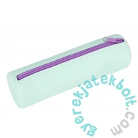 Henger alakú szilikon tolltartó - Essential - kék-lila (527826)