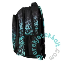 Kék párduc mintás ergonomikus iskolatáska