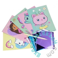 Képkarcoló készlet sablonokkal - Gabi babaháza (549166)