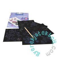 Képkarcoló készlet sablonokkal lányoknak (538962)