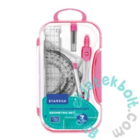 Körző készlet dobozban pink (559667)