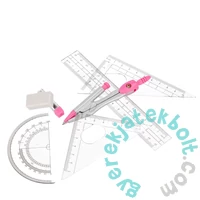 Körző készlet dobozban pink (559667)