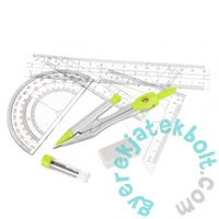 Körző készlet dobozban zöld (560249)