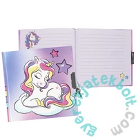 Unikornis kulcsos napló 13,5 x 13,5 cm (520689)