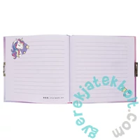 Unikornis kulcsos napló 13,5 x 13,5 cm (520689)