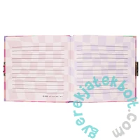 Unique kulcsos napló 14 x 14 cm