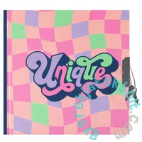 Unique kulcsos napló 14 x 14 cm