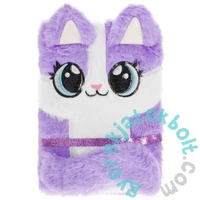 Lila cicás szőrmés napló - A5 (527836)