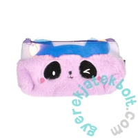 Macis szőrmés tolltartó - Violet Bear
