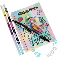 Monster High írószer szett átlátszó tokban - 7 db-os