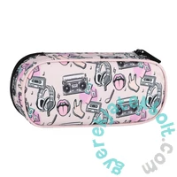 Music ovális tolltartó - pink (552325)