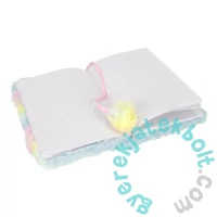 Nyuszis szőrmés napló - A5 - pasztell (527835)