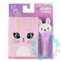 Nyuszis szőrmés napló tollal (541492)