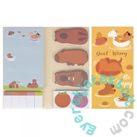 Öntapadós jegyzettömb és notesz szett - Capybara (563057)
