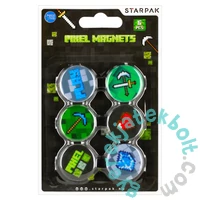 Pixel hűtőmágnes - 6 db-os szett (528366)