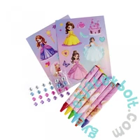 Princess színező készlet, zsírkrétával (552494)