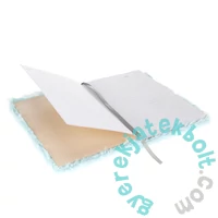 Rák mintás plüss napló csillámokkal - A5