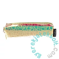 Arany színű szögletes tolltartó - Holografikus hatás