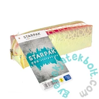 Arany színű szögletes tolltartó - Holografikus hatás