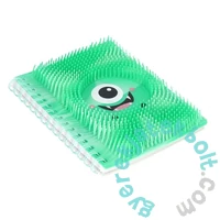 Szörnyes A/5 szilikonos spirálfüzet - csíkos (553737)