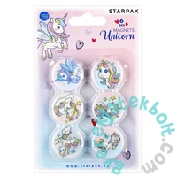 Unikornis hűtőmágnes - 6 db-os szett (528367)