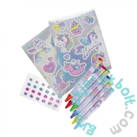 Unikornis színező készlet, zsírkrétával (552493)