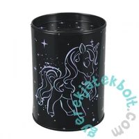 Unikornisos henger alakú fém persely - Holo Unicorn (536635)