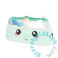 Unikornis szőrmés tolltartó - Silver Unicorn