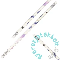 Virágos HB grafit ceruza radírral