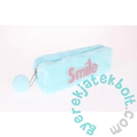 Szögletes plüss tolltartó - Smile
