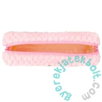 Unikornis szőrmés szögletes tolltartó - Pink