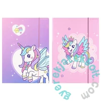 Unikornisos A/4 gumis mappa - kétféle (583291)