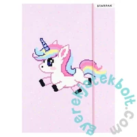 Unikornisos A/4 gumis mappa - kétféle (583299)