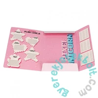 Unikornisos A/4 gumis mappa - kétféle (583299)