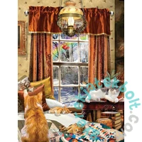 SunsOut 1000 db-os puzzle - Winter Cats (35280)