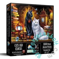 SunsOut 1000 db-os puzzle - Cats and Clocks (71826)