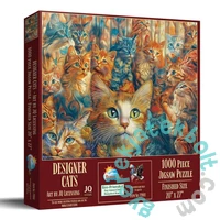 SunsOut 1000 db-os puzzle - Designer Cats (71901)