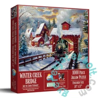 SunsOut 1000 db-os puzzle - Winter Creek Bridge (77130)