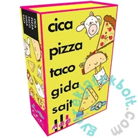 Cica, pizza, taco, gida, sajt társasjáték (BLU34813)