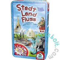 Schmidt - Ország, város, folyó társasjáték fémdobozban