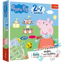 Trefl 2 az 1-ben Társasjáték - Peppa Malac (02067)