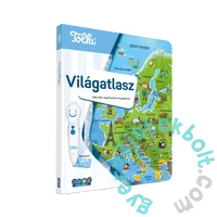 Tolki Interaktív foglalkoztató könyv - Világatlasz (34532)