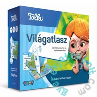Tolki Interaktív foglalkoztató könyv és toll szettben - Világatlasz