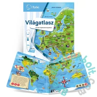 Tolki Interaktív foglalkoztató könyv - Világatlasz