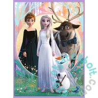 Trefl 2 az 1-ben puzzle és memóriajáték - Jégvarázs 2 - Hercegnők a földjükön (93335) 