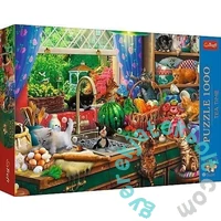Trefl 1000 db-os Premium Plus puzzle - Tea Time - Bajkeverő cicák (10839)
