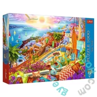 Trefl 1000 db-os Premium Plus puzzle - Tea Time - Visit Santorini (10842)